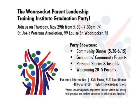 Woonsocket PLTI graduates new parent leaders! Congrats to you all!
